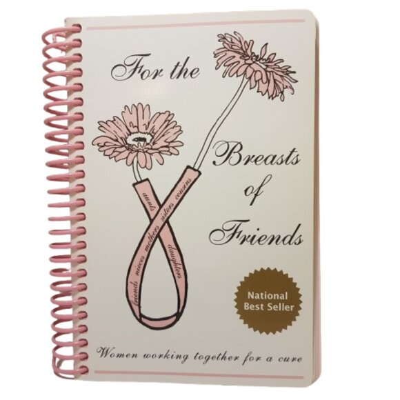 Breast Cancer Canada Tee Shirt Large US L Breast of Friends Cookbooks Vol 1 & 2 - Picture 8 of 16